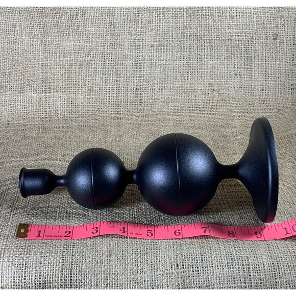 IKEA Dekorera Candlestick Dark Gray 9.5" Tapered Candle Holder - Picture 3 of 4